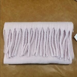 Mia & Tess Light Lilac Fringe Scarf - One Size